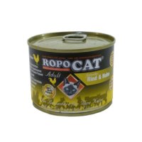 RopoCat│Feinstes Rind & Huhn - 24 x 200g │Nassfutter