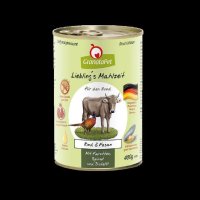 GranataPet│ Lieblings Mahlzeit Rind & Fasan - 6 x 400...