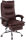 CLP Bürostuhl Power Mit Kunstlederbezug I Ergonomischer Bürosessel Mit Verstellbarer Sitzhöhe I Drehstuhl Mit Ausziehbarer Fußablage, Farbe:Bordeauxrot