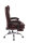 CLP Bürostuhl Power Mit Kunstlederbezug I Ergonomischer Bürosessel Mit Verstellbarer Sitzhöhe I Drehstuhl Mit Ausziehbarer Fußablage, Farbe:Bordeauxrot