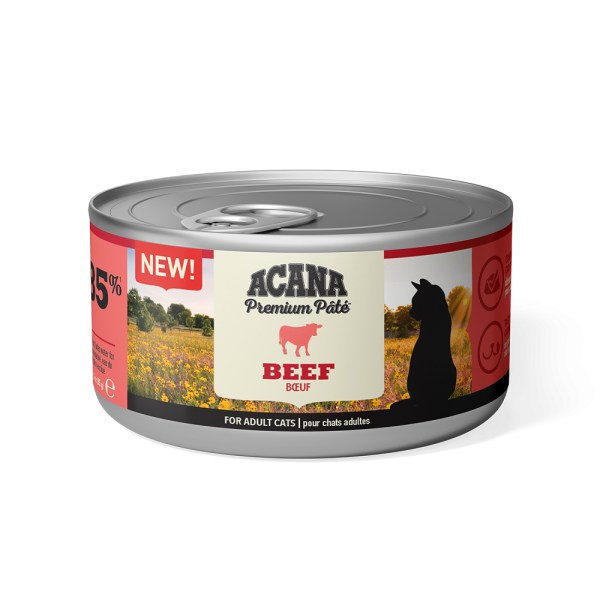 ACANA  Cat │ Premium Pâté Beef - 24 x85g│ Katzennassfutter