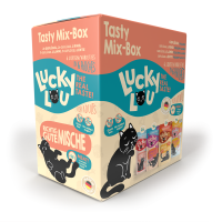 Lucky Lou │ LS Adult Tasty-Mix - 6 x125g │ Katzennassfutter