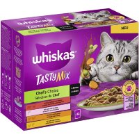 Whiskas │Tasty Mix Portionsbeutel Multipack Chefs Choice...