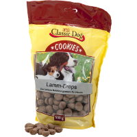 Classic Dog │Snack Cookies Lamm-Drops - 12 x 500g...