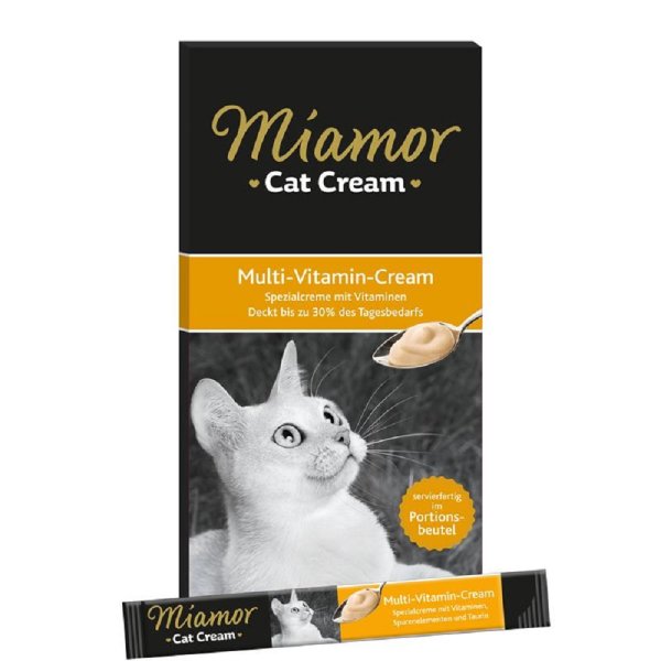 Miamor │ Cat Snack Multi-Vitamin-Cream - 11x6x15g│ Katzensnack