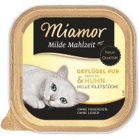 Miamor│ Milde Mahlzeit Geflügel Pur & Huhn - 16...