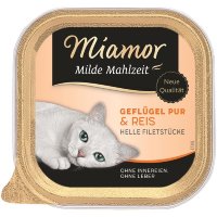 Miamor │Milde Mahlzeit Geflügel Pur & Reis - 16...