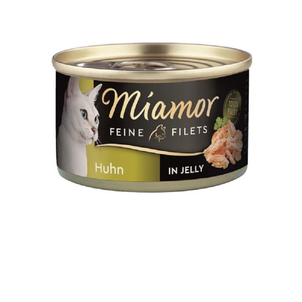 Miamor │Feine Filets Huhn in Jelly -  24 x 100g Katzennassfutter