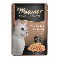 Miamor│ Feine Filets in Jelly Thunfisch in Lachsjelly -...