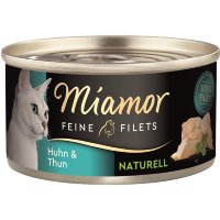 Miamor │Feine Filets Naturelle Huhn & Thun - 24 x 80g...