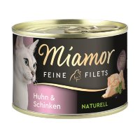 Miamor │Feine Filets Naturelle Huhn&Schinken - 12 x...