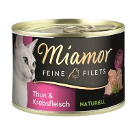 Miamor│ Feine Filets Naturelle Thunf&Krebs - 12 x156g...