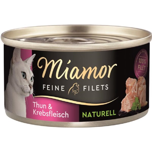 Miamor │Naturelle Thunfisch & Krebs - 24 x 80g │Katzennassfutter