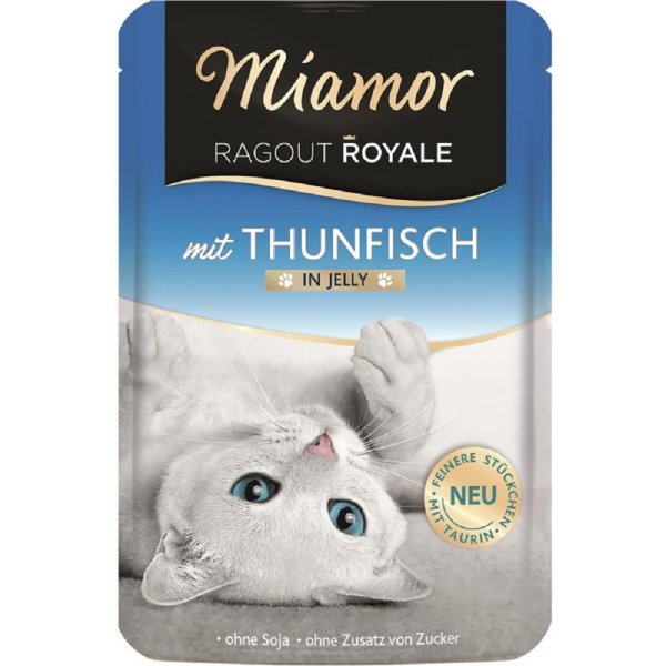 Miamor │Ragout Royale in Jelly Thunfisch - 22x100g │ Katzennassfutter