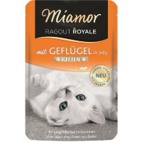 Miamor │Ragout Royale Kitten mit Geflügel - 22x100g...