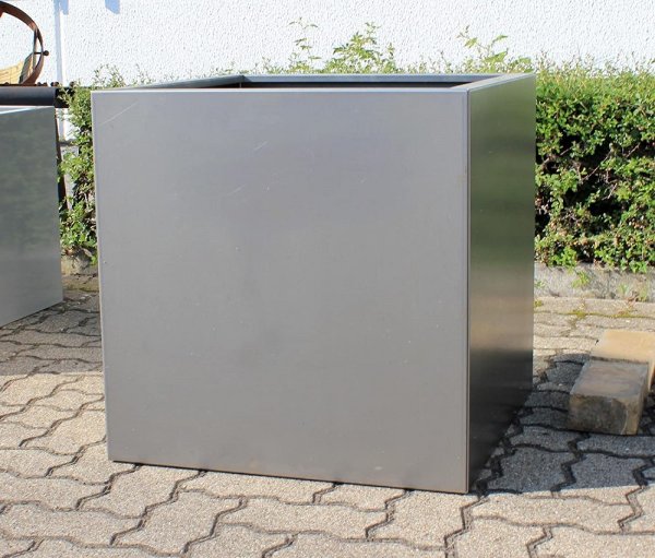 Palatino Exclusive Line Pflanzkübel Nora Würfelförmig, Corten-Stahl 60 x 60 x 60 cm, Modular