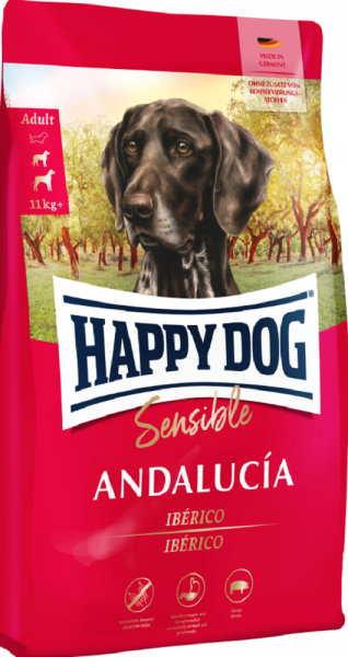 HAPPY DOG ¦ Sensible Andalucía - Ibérico-Schwein- 11kg │ Trockenfutter