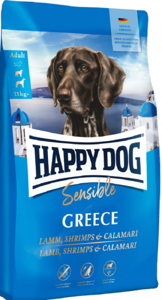 HAPPY DOG ¦  Sensible Greece - mit Lamm, Shrimps & Calamari - 11 kg │ Trockenfutter