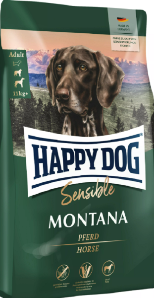 HAPPY DOG ¦ Sensible Montana - Pferd - 10kg │ Trockenfutter