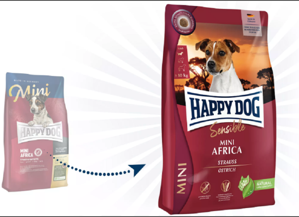 HAPPY DOG ¦ Sensible Mini Africa - 4kg │ Trockenfutter