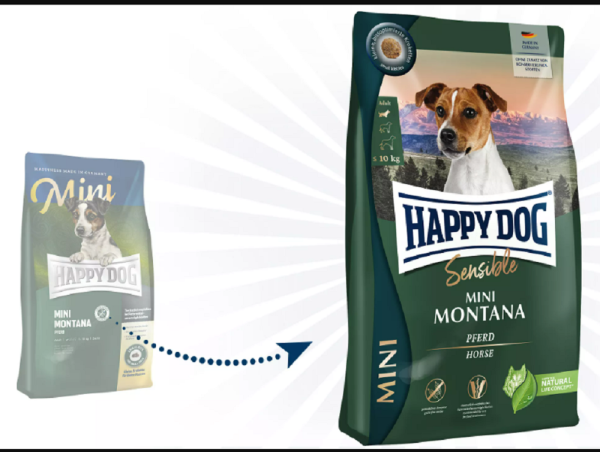 HAPPY DOG ¦ Sensible Mini Montana - 4kg │ Trockenfutter