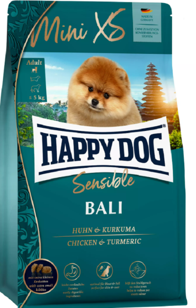HAPPY DOG ¦ Sensible Mini XS Bali - 1,3kg │ Trockenfutter