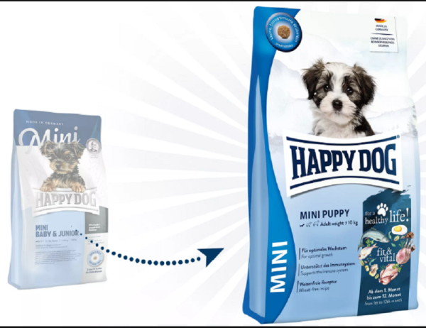 HAPPY DOG ¦ fit & vital Mini Puppy - 10kg │ Trockenfutter