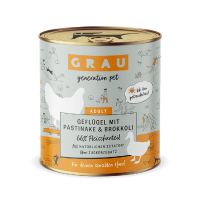Grau │Geflügel mit Pastinake & Brokkoli - 6 x...