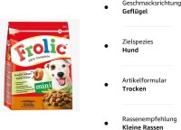 Frolic Hundefutter - Trockenfutter für kleine Hunde mit Mini mit Geflügel, Gemüse und Getreide- Leckere saftige Ringos - Beutel (6 x 1kg)