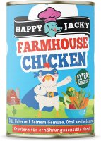 HAPPY JACKY Farmhouse Chicken - 6 x 400g │ Nassfutter