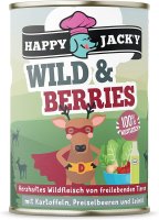 HAPPY JACKY Wild & Berries - 6 x 400g - Nassfutter