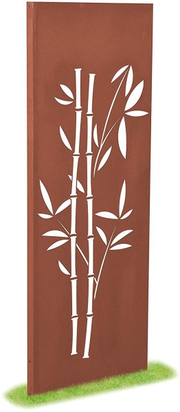 Sichtschutz "Bambus", Edelrost, H=158 cm, Breite 60 cm