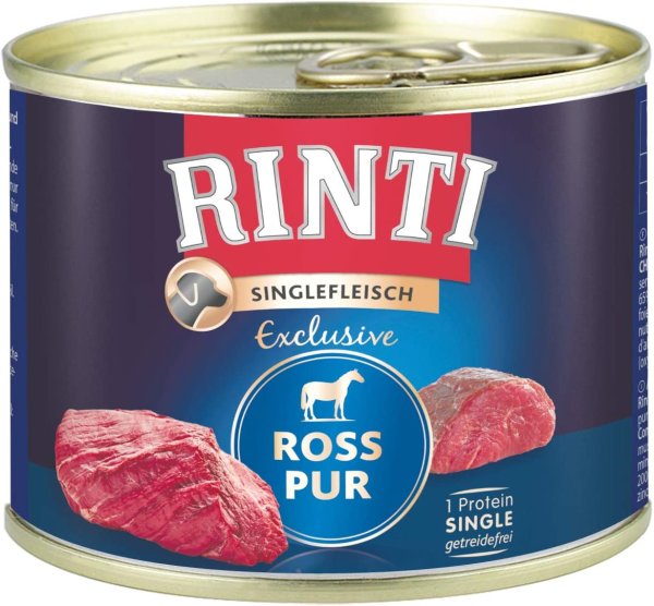 Rinti Singlefleisch Ross Pur | 12x185g Hundenassfutter