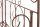 CLP LENJA stabiles Standregal im Landhausstil I Klappbares Eisenregal mit 4 Regalböden I erhältlich, Farbe:antik braun