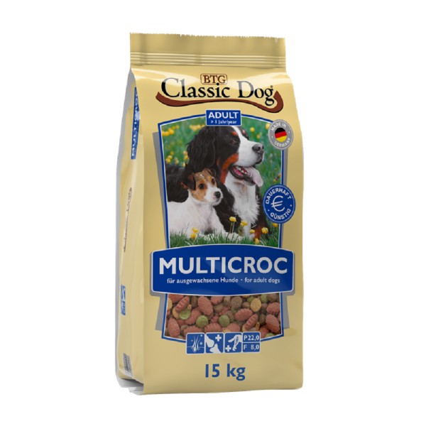Classic Dog│ Multicroc - 15 kg │ Trockenfutter