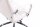 CLP Bürostuhl Deli mit Kunstlederbezug und hochwertiger Polsterung I Drehstuhl mit höhenverstellbarer Sitzhöhe, Farbe:weiß