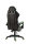 CLP Bürostuhl Ignite mit Kunstlederbezug I Schreibtischstuhl mit Armlehnen I Verstellbarer Drehstuhl im sportlichen Design, Farbe:schwarz/grün