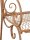 CLP Gartenbank Tara aus lackiertem Eisen I Sitzbank im Jugendstil I Eisenbank mit 2-3 Sitzplätzen I erhältlich, Farbe:antik braun