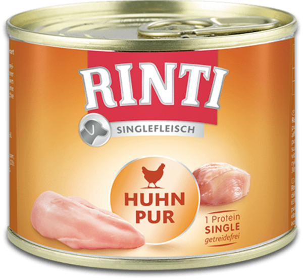 Rinti Singlefleisch Huhn Pur | 12x185g Hundenassfutter