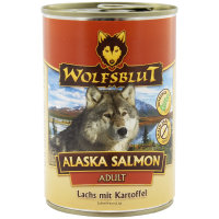 WOLFSBLUT ¦ Alaska Salmon - Adult - 6 x 395g...