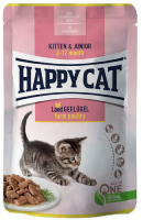 Happy Cat &brvbar; Kitten - Land Gefl&uuml;gel - 24 x 85g...