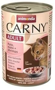 animonda &brvbar; CARNY Adult -  Pute &amp; Huhn &amp; Shrimps - 6 x 400g &brvbar; nasses Katzenfutter in Dosen