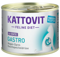 KATTOVIT ¦ Feline Diet - Gastro - Ente - 12 x185g...