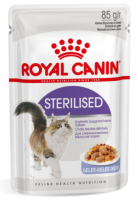 Royal Canin &brvbar; Sterilised in Gelee - 12 x 85g &brvbar; nasses Futter in Pouchbeutel f&uuml;r steralisierte Katzen