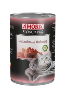 AMORA &brvbar; Fleisch pur mit Lachs &amp; Makrele - 6 x...