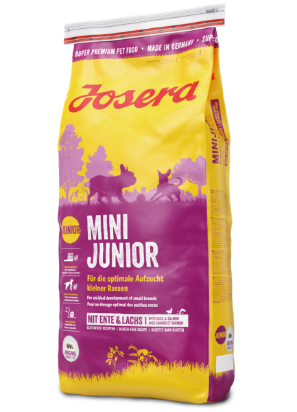JOSERA ¦ Mini Junior - 1 x 12,5 kg | trockenes Welpenfutter für kleine Rassen im Sack