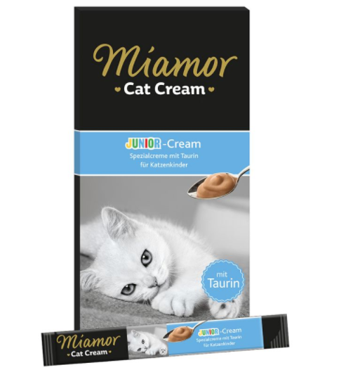 Miamor Cat &brvbar; Junior-Cream - 11x6x15g &brvbar; Snack f&uuml;r Katzen