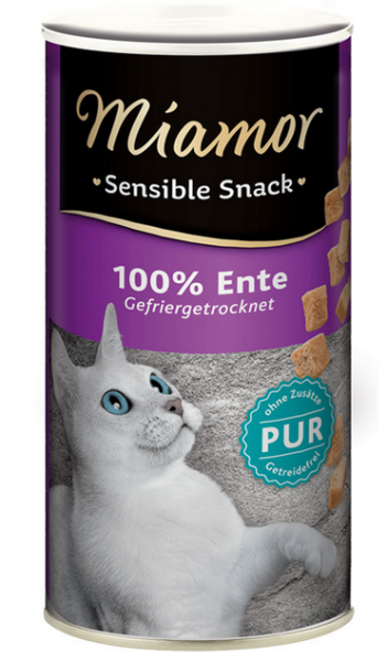 Miamor Sensible Cat ¦ Ente - 12 x 30g ¦ Snack für Katzen