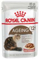 Royal Canin ¦ Ageing 12+ -  in Gelee - 12 x 85g ¦ nasses Futter in Pouchbeutel für Senior-Katzen