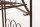 CLP Standregal MIA aus Eisen I Klappregal mit 4 Ablagefächern im Landhausstil I erhältlich, Farbe:antik braun